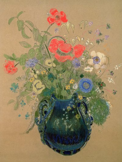 Blumenvase, ca. 1905-08 von Odilon Redon